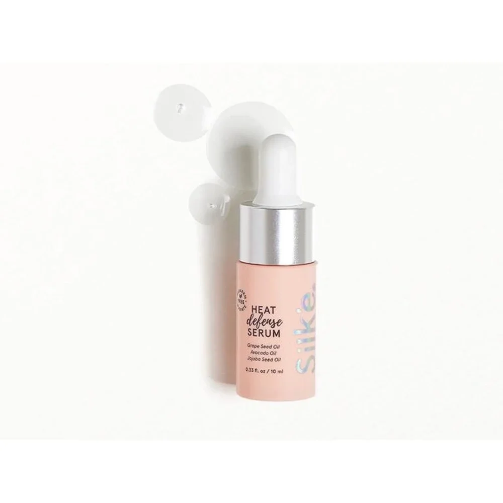 Silke Heat Defense Serum Hair Oil Grape Seed Avocado Jojoba 0.33 oz 10 ml‎